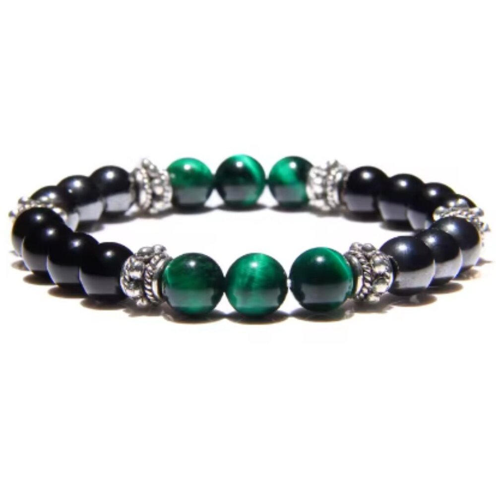 Magnetic Bracelet,Gemstone Beads,Hematite Bracelet,Magnetic and Stone Bracelet